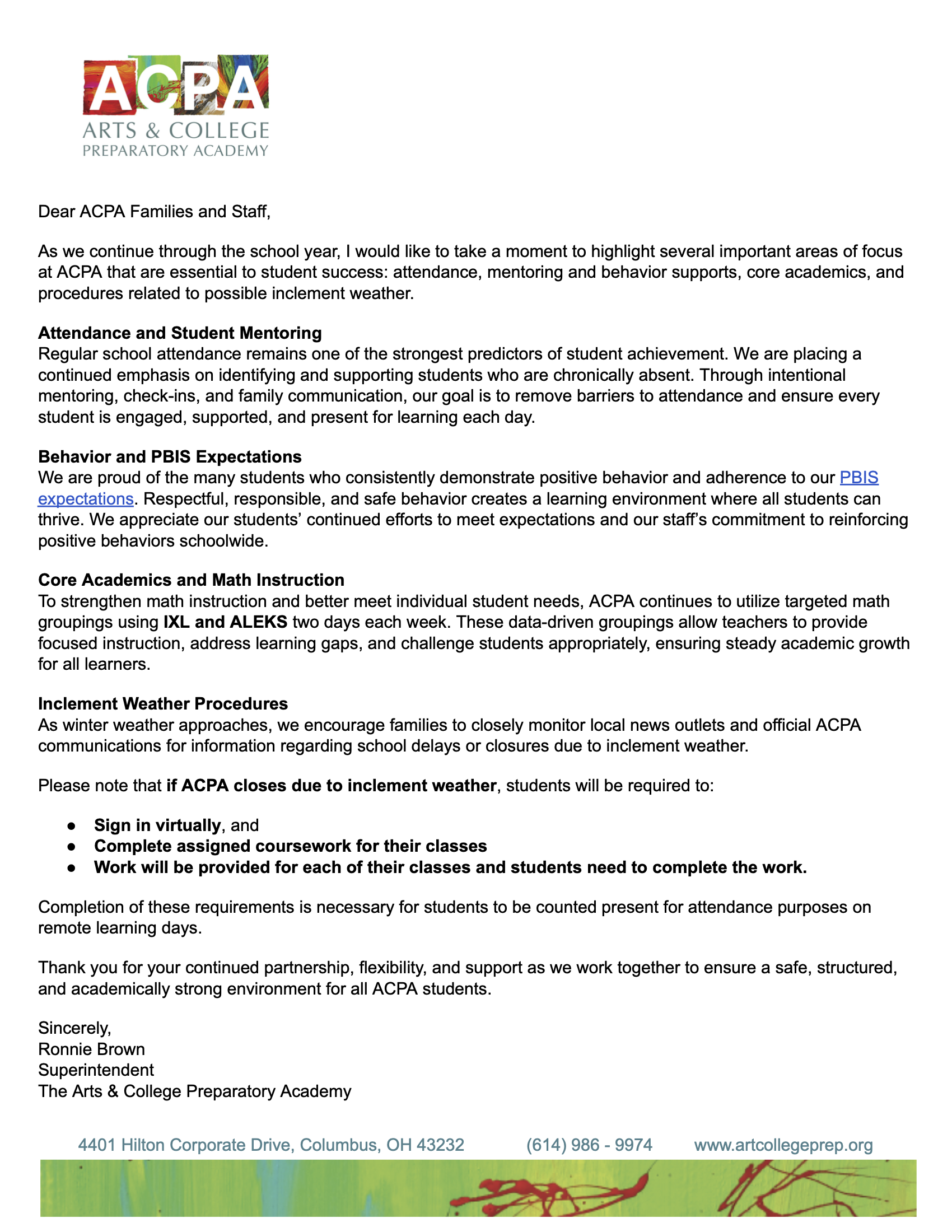 Superintendent message Jan_Feb (2)